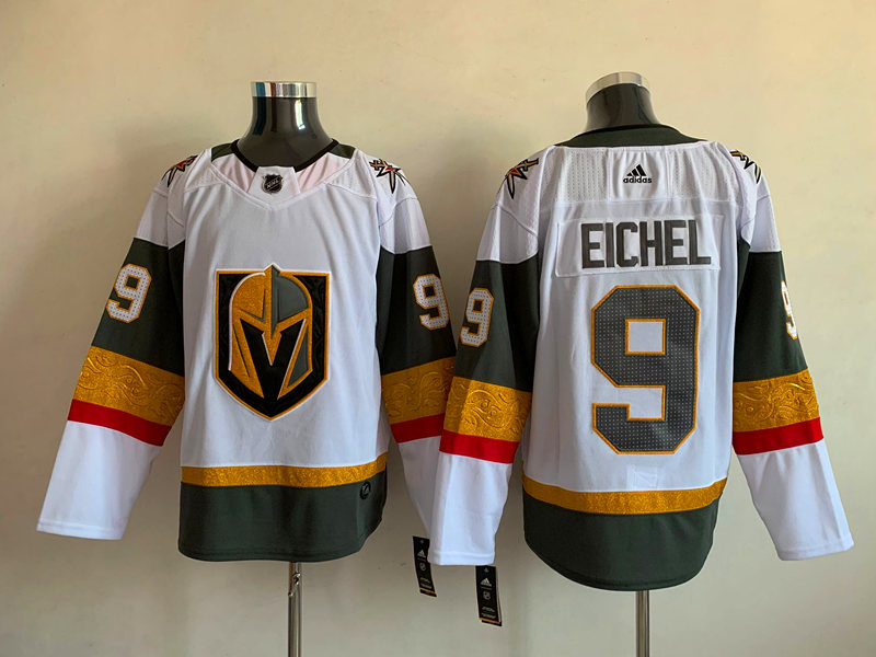 Men's Vegas Golden Knights Jack Eichel #9 White Breakaway Jersey